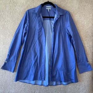 HINSON WU Luxe Cotton Button Up Shirt‎ Size 8 Work Casual Minimalist